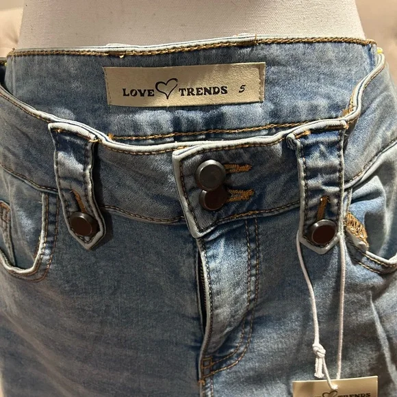 Love Denim Flare Jeans in Light Blue - Picture 2 of 10